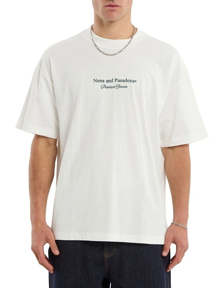 Audiophile Raptor Tee in White image 3