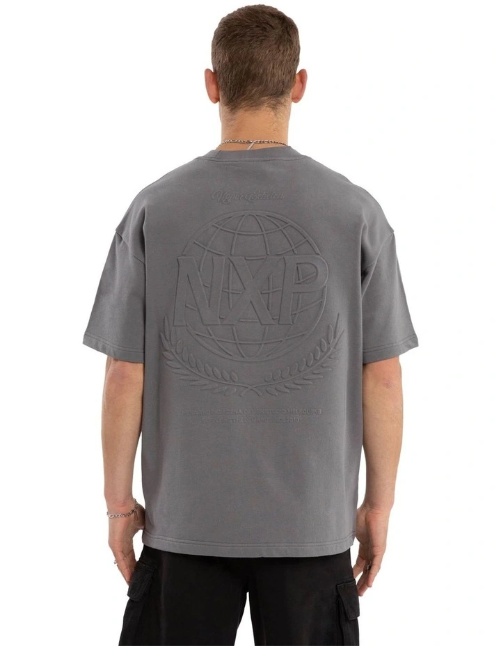 Opus Loopback Raptor Tee in Grey image 1