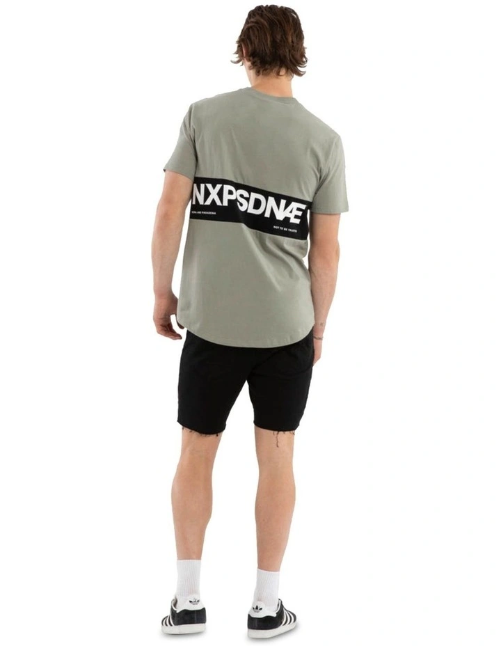 Realm Dual Curved Tee in Grey image 4