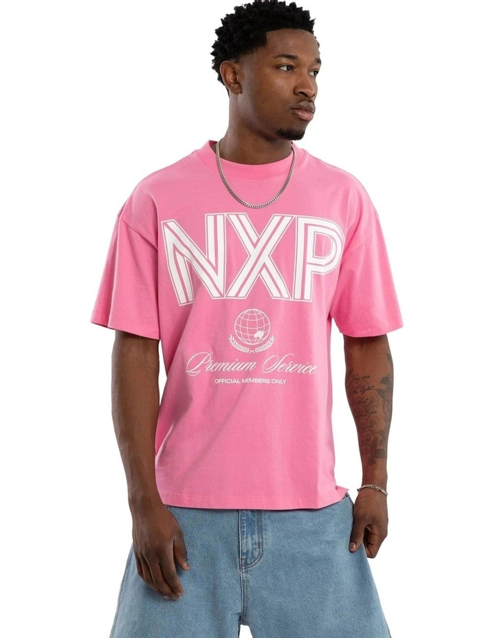 Bank Raptor Tee in Pink image 1