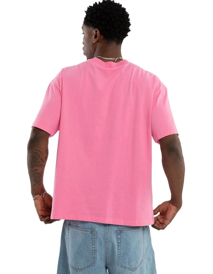 Bank Raptor Tee in Pink image 2