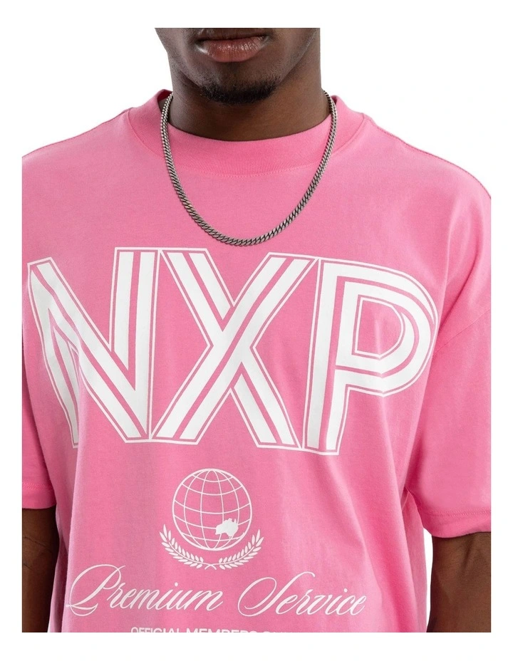 Bank Raptor Tee in Pink image 4