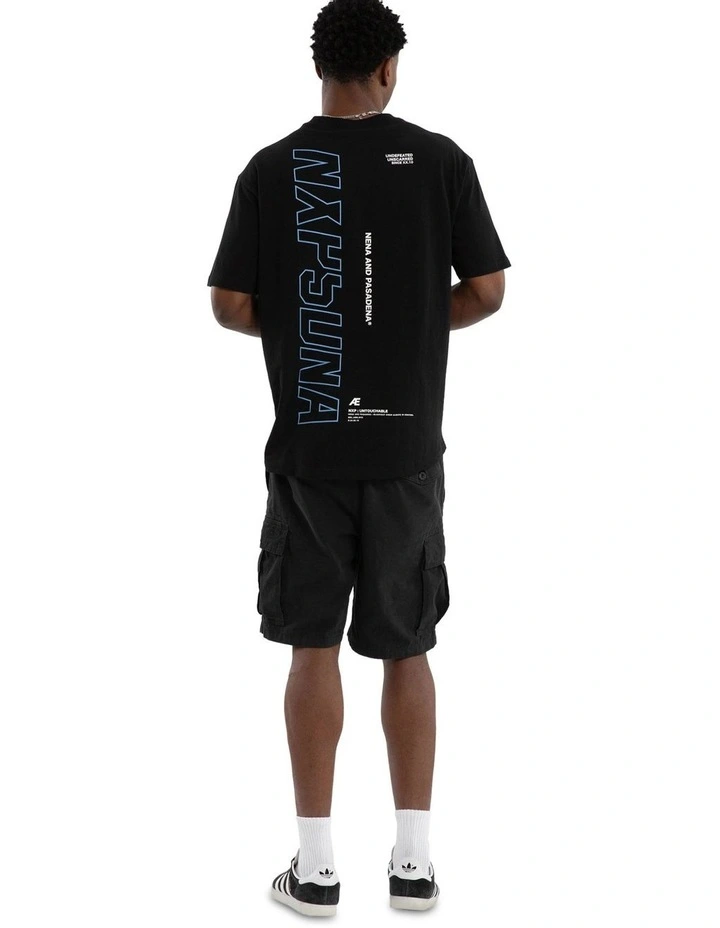 Charge Box Fit Scoop Tee in Black image 5