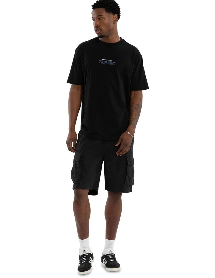 Charge Box Fit Scoop Tee in Black image 6