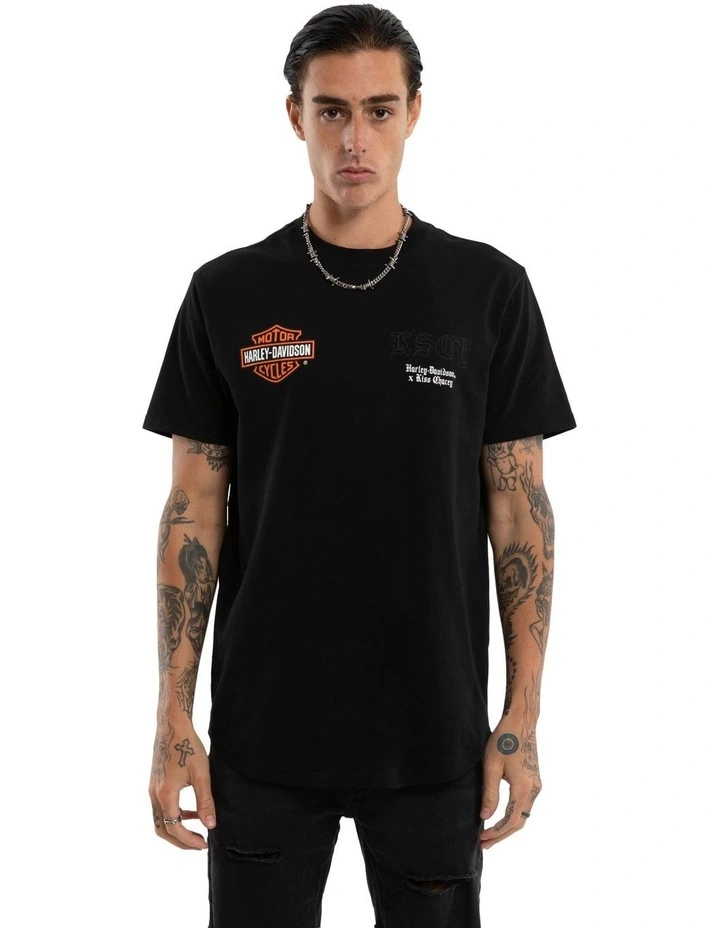 Kickstand Tee in Black image 2