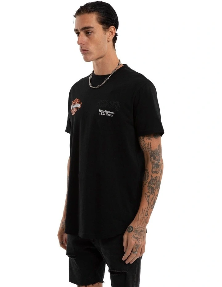 Kickstand Tee in Black image 3