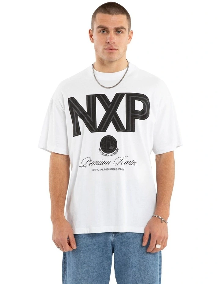 Bank Raptor Tee in White image 1