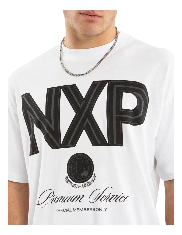Bank Raptor Tee in White image 2