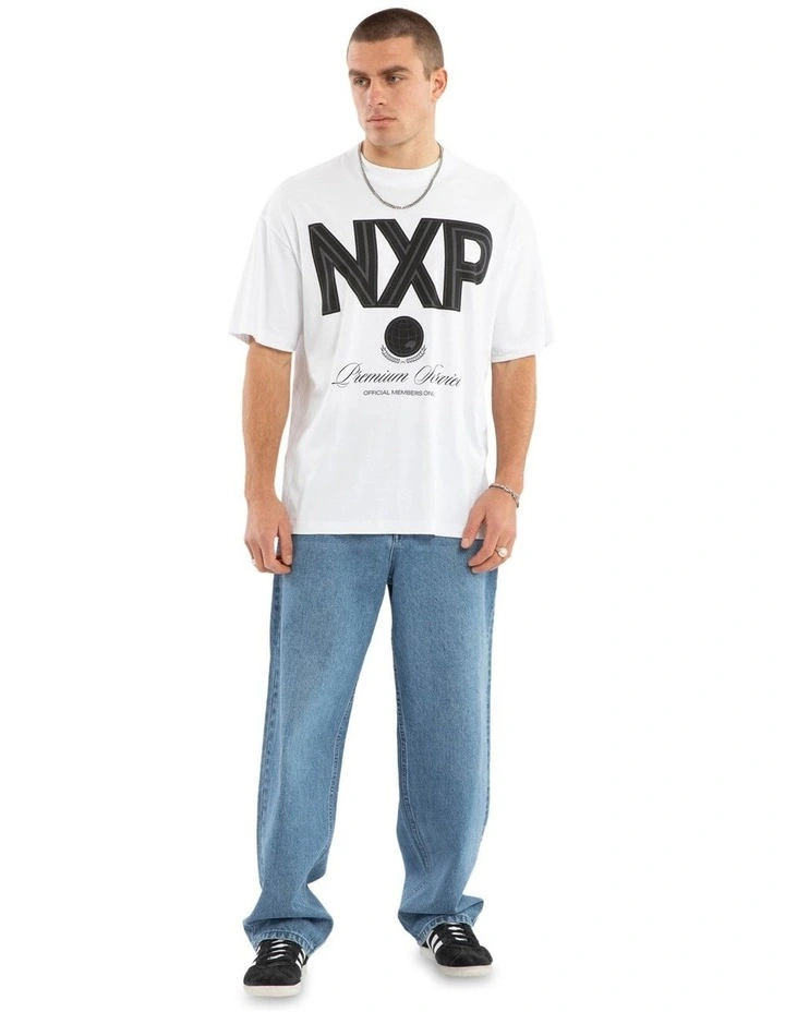 Bank Raptor Tee in White image 4