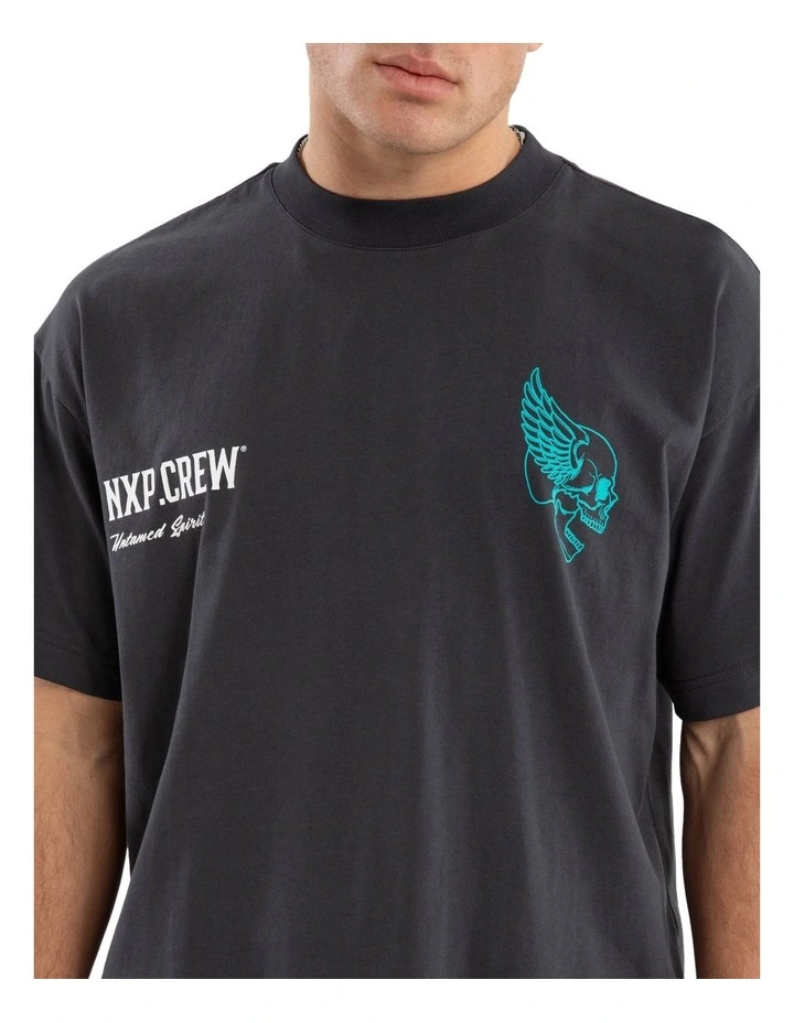 Dawn Raptor Tee in White image 4