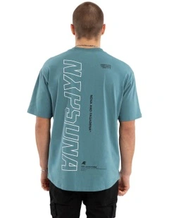 Charge Box Fit Scoop Tee in Green
