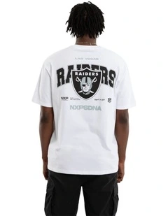 NFL Raiders Driven Tee in White