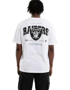 NFL Raiders Driven Tee in White