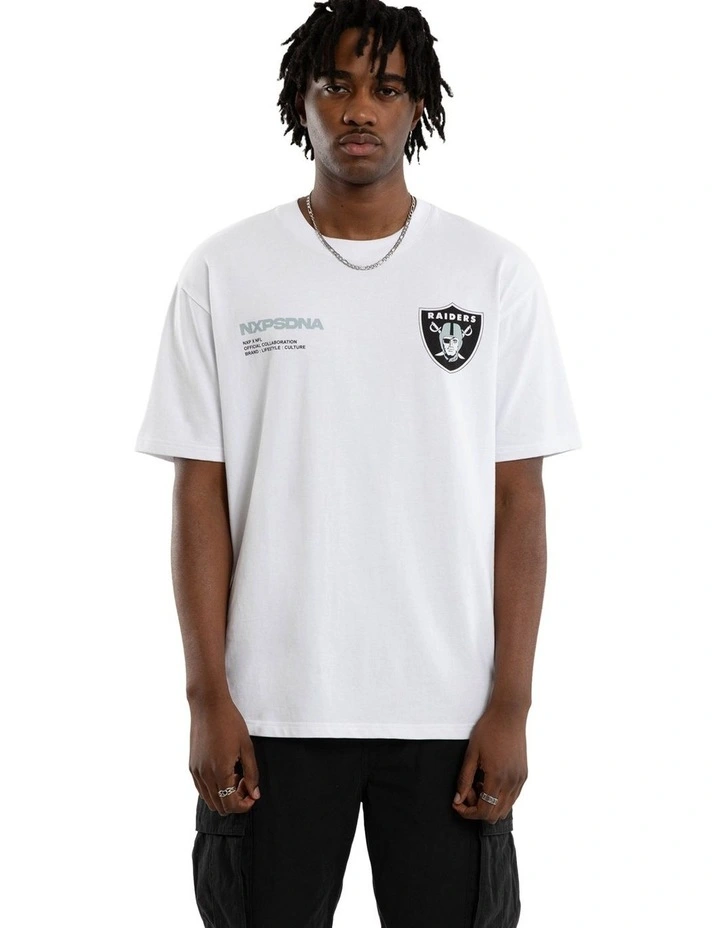 NFL Raiders Driven Tee in White image 2
