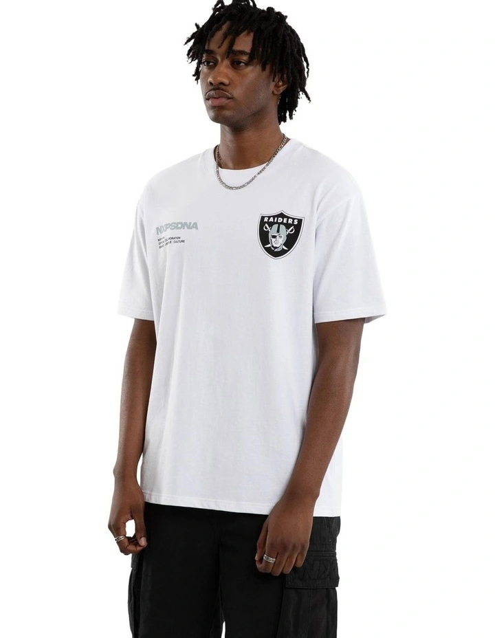 NFL Raiders Driven Tee in White image 5