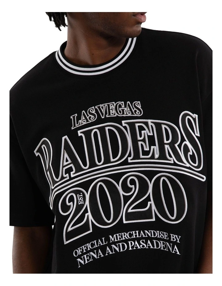 NFL Raiders Game Tee in Black image 7
