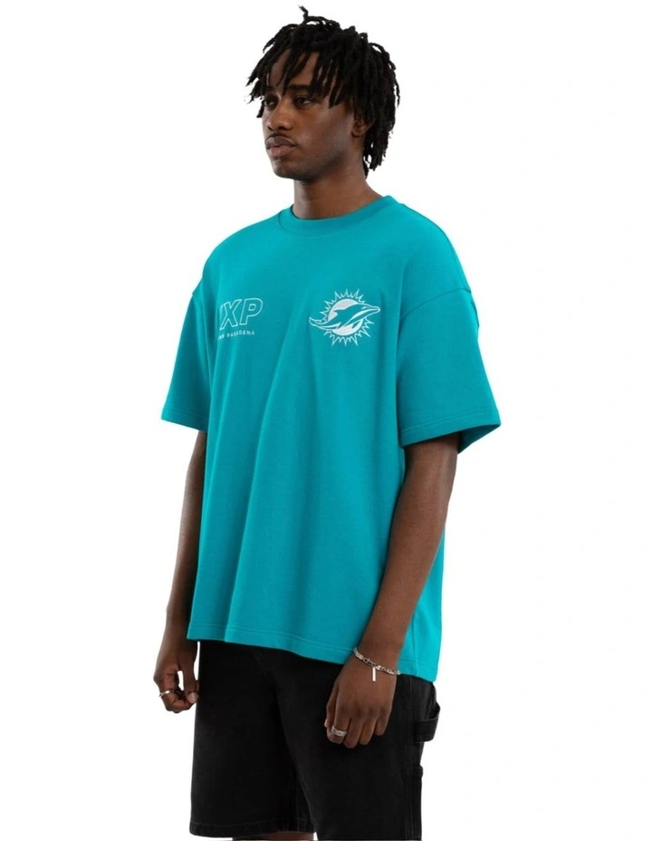 NFL Dolphins Positions Tee in Blue image 3