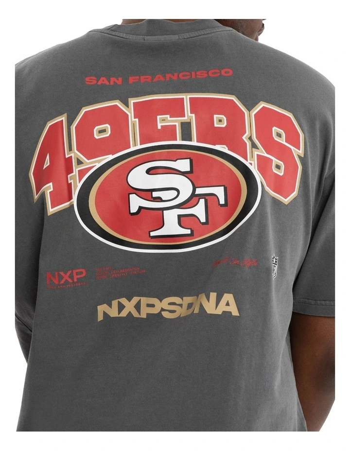 NFL 49Ers Driven Tee in Grey image 6