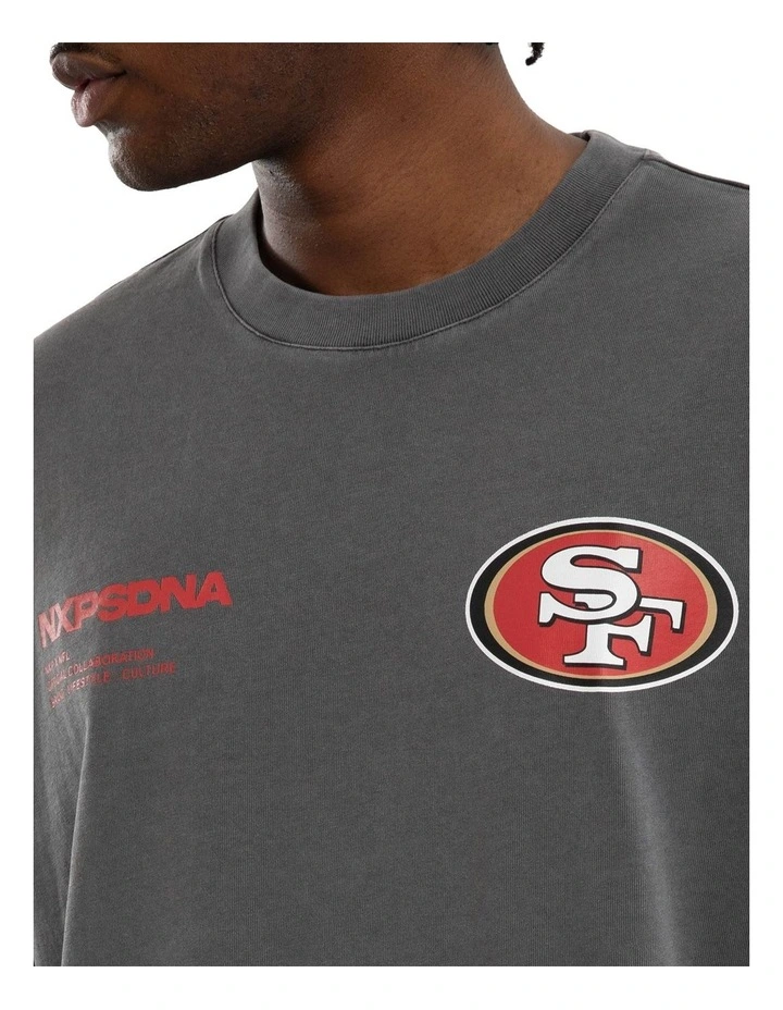 NFL 49Ers Driven Tee in Grey image 7