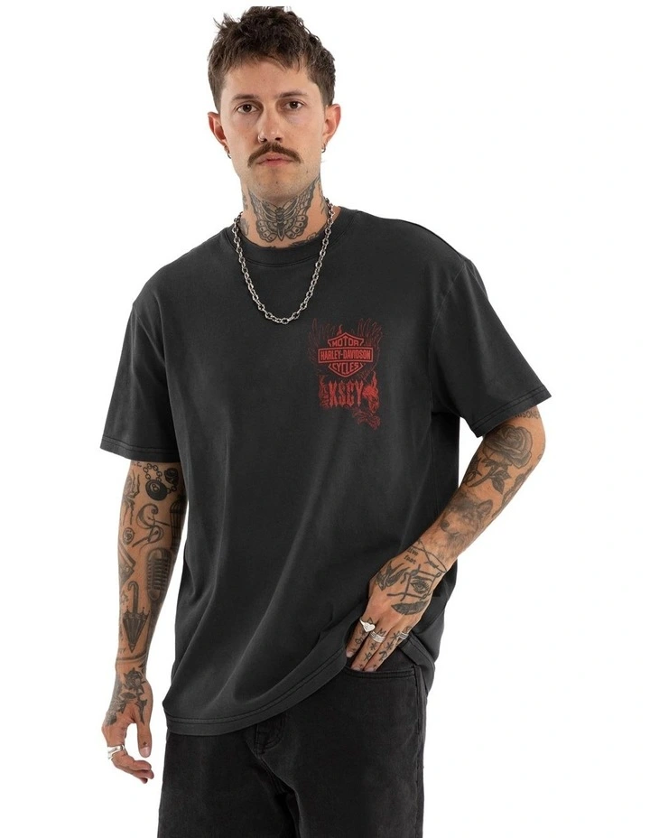 Harley Davidson Sturgis Relaxed Tee in Black image 2