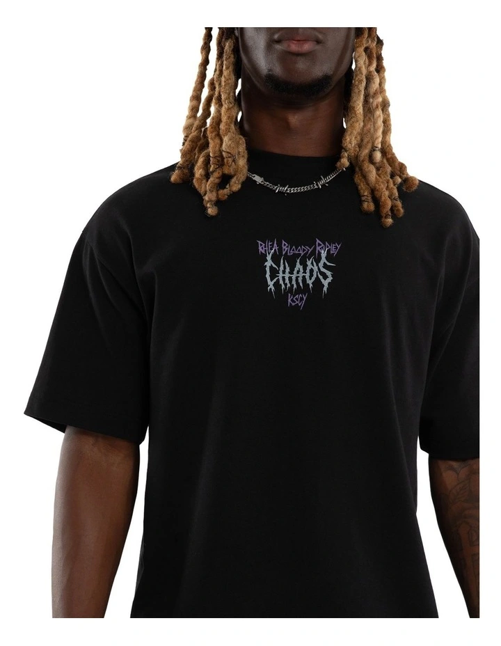 WWE Brutality Tee in Anthracite Black image 4