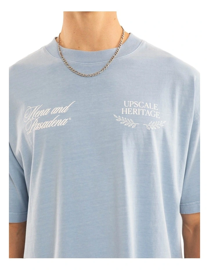 Gentlemen Raptor Tee in Blue image 6