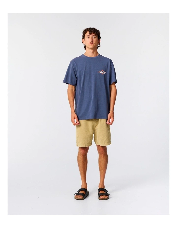 Diamond Decal Tee in Blue image 3