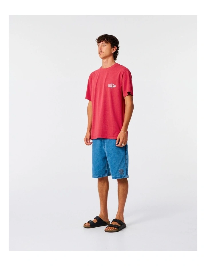 Diamond Decal Tee in Red image 3