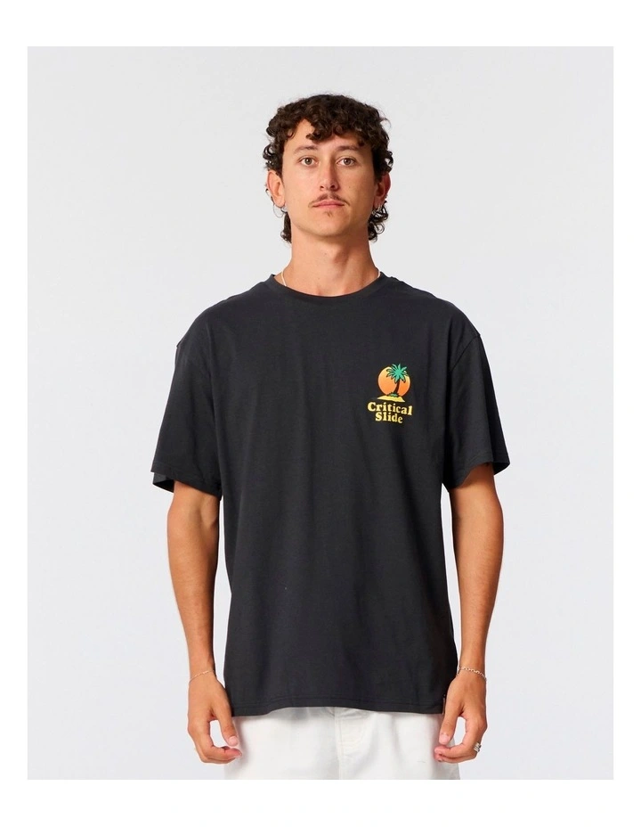 Oasis Tee in Black image 2