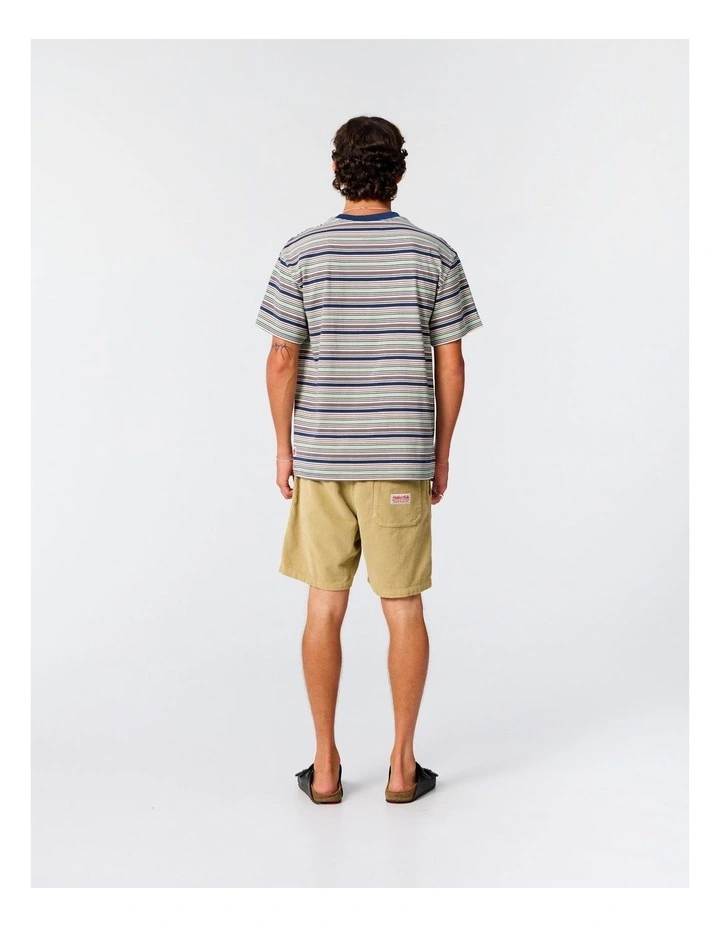 Sun Cured Stripe Tee in Multi image 2