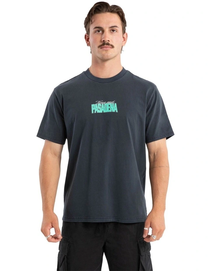Distance Classic Tee in Black image 2