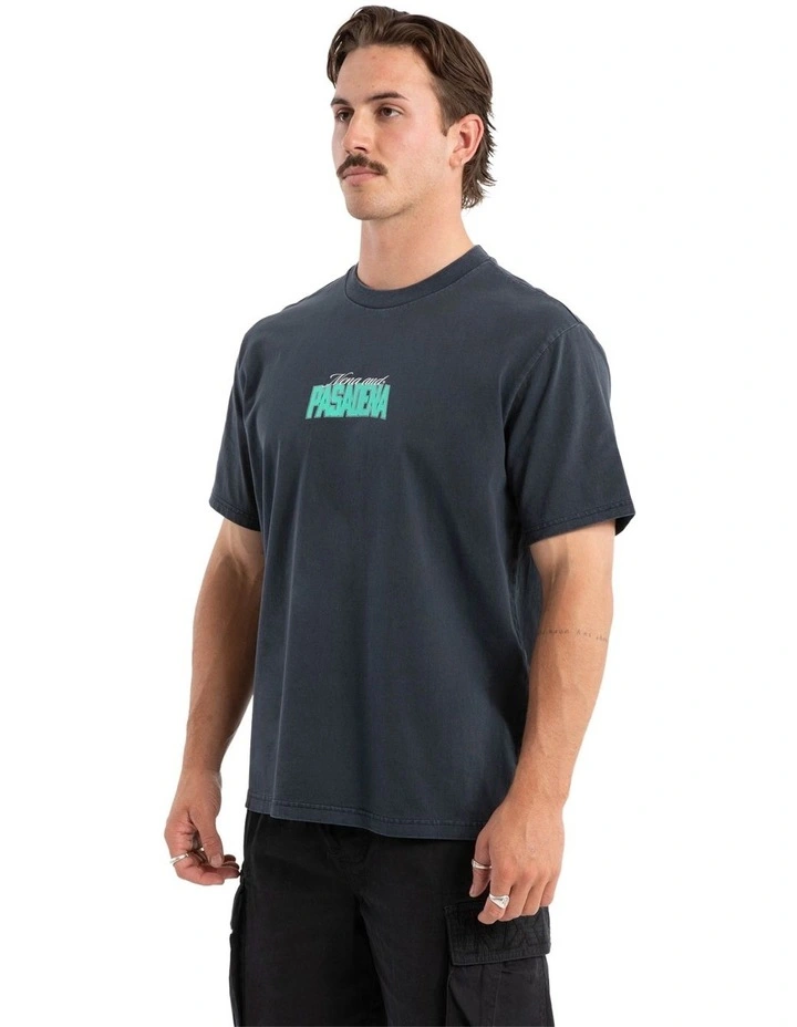 Distance Classic Tee in Black image 3