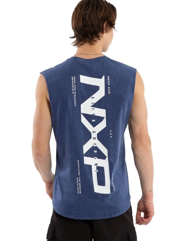 Deliberate Dual Curved Muscle in Blue image 1