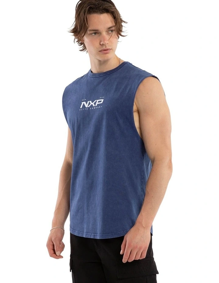 Deliberate Dual Curved Muscle in Blue image 3