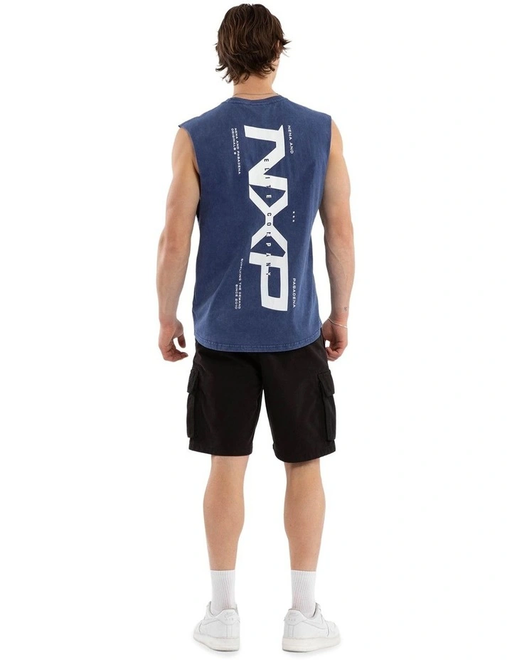 Deliberate Dual Curved Muscle in Blue image 5