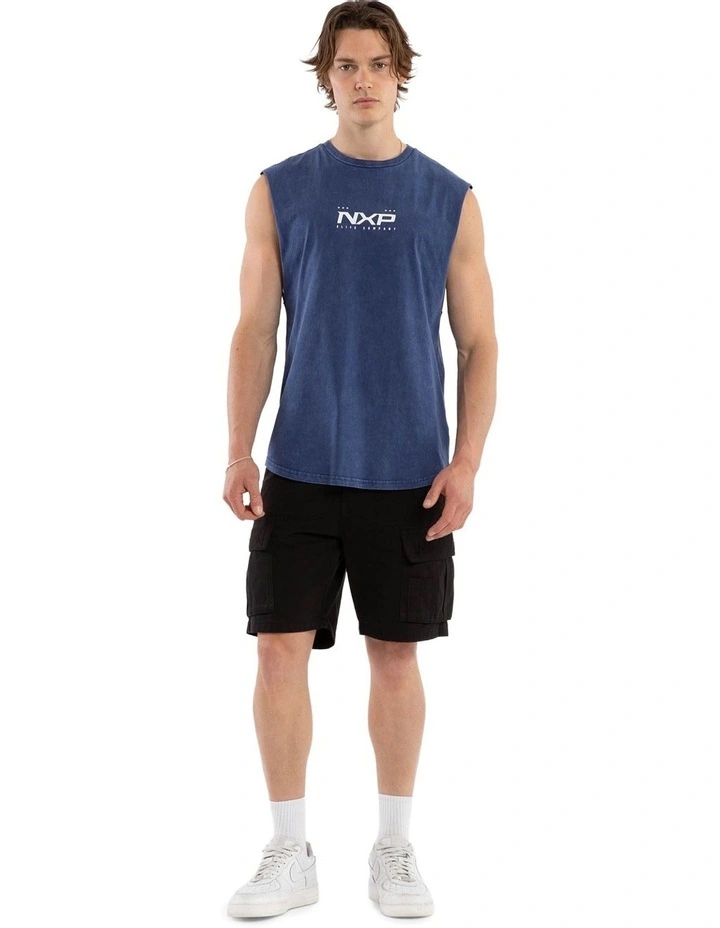 Deliberate Dual Curved Muscle in Blue image 6