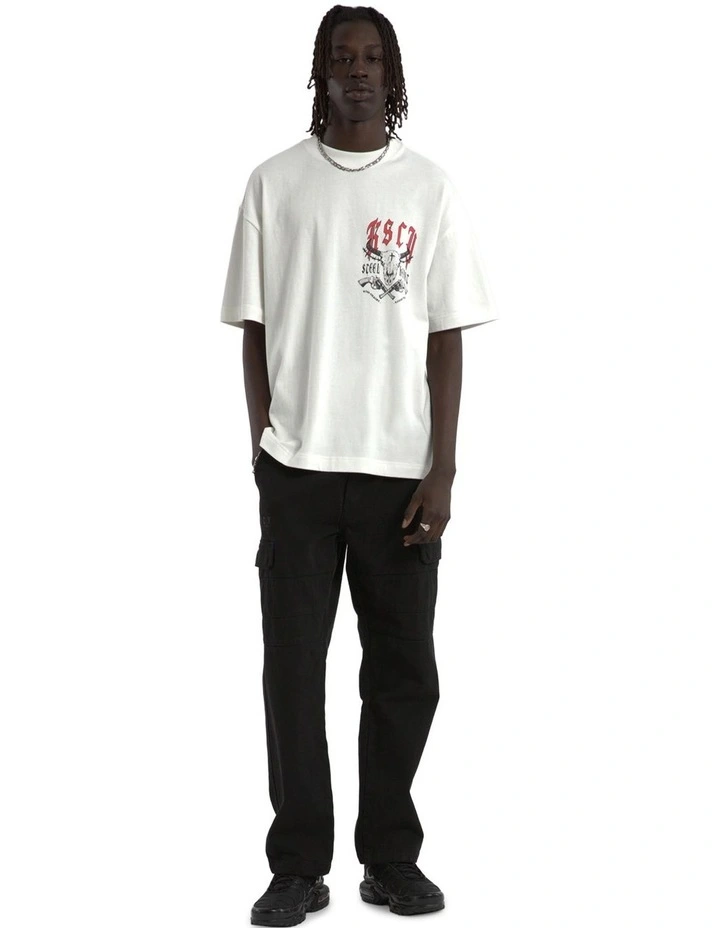 Steel Heart Street Tee in White image 2