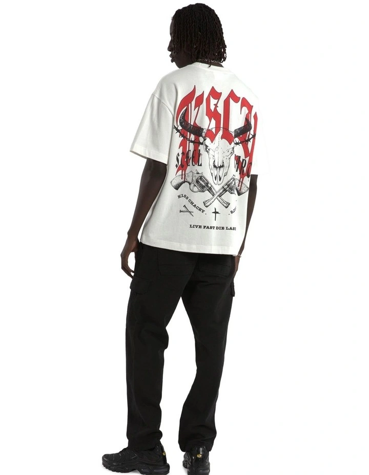 Steel Heart Street Tee in White image 6