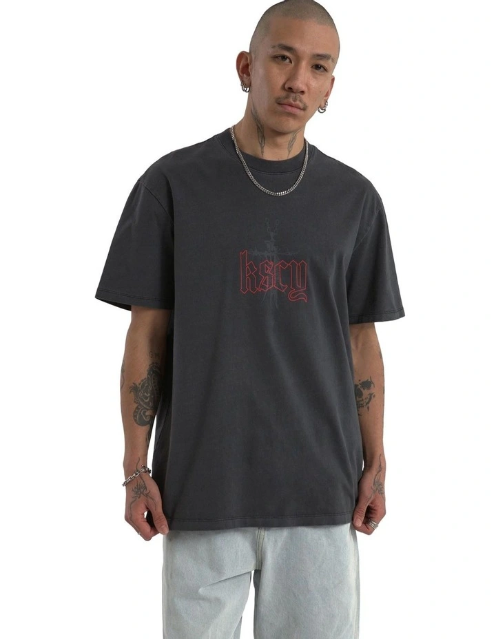 Within Relaxed Tee in Black image 2