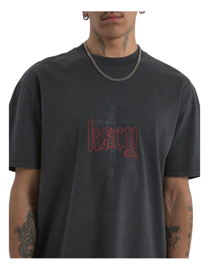 Within Relaxed Tee in Black image 3