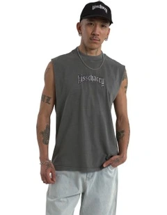 Obelisk Relaxed Muscle Singlet in Charcoal
