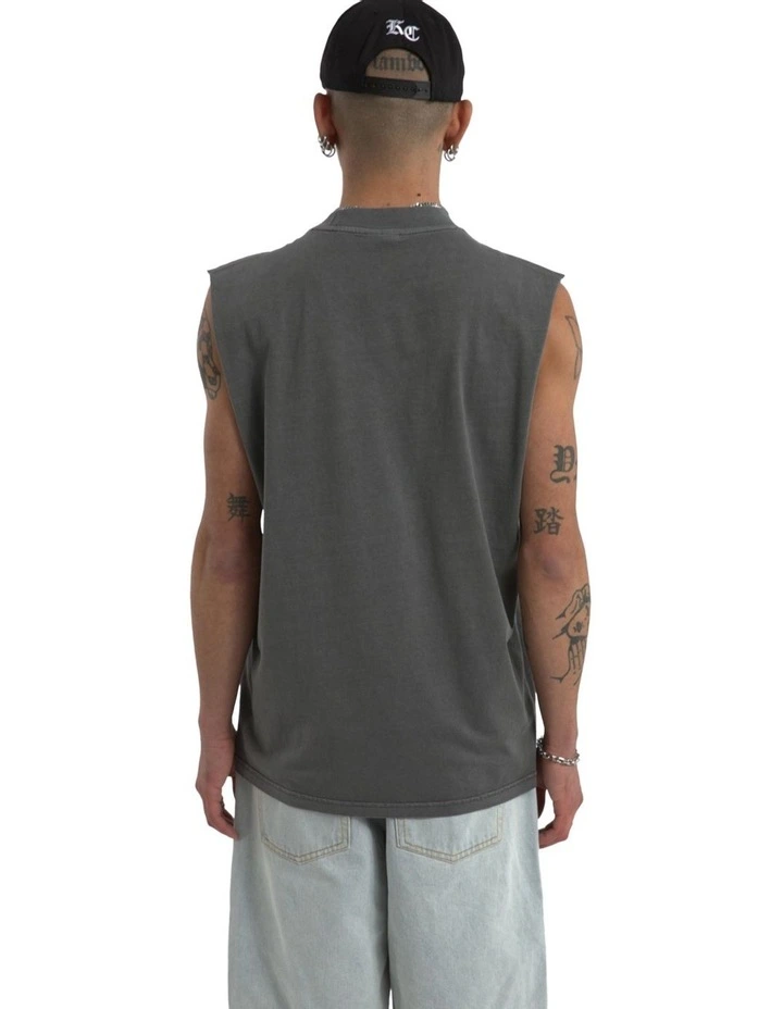 Obelisk Relaxed Muscle Singlet in Charcoal image 2