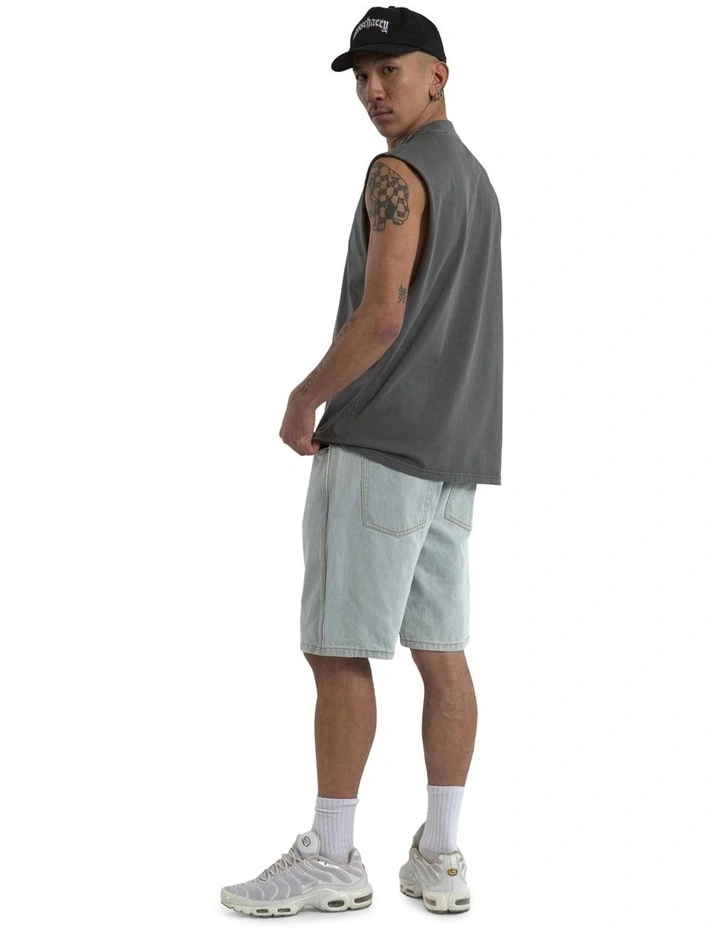 Obelisk Relaxed Muscle Singlet in Charcoal image 5