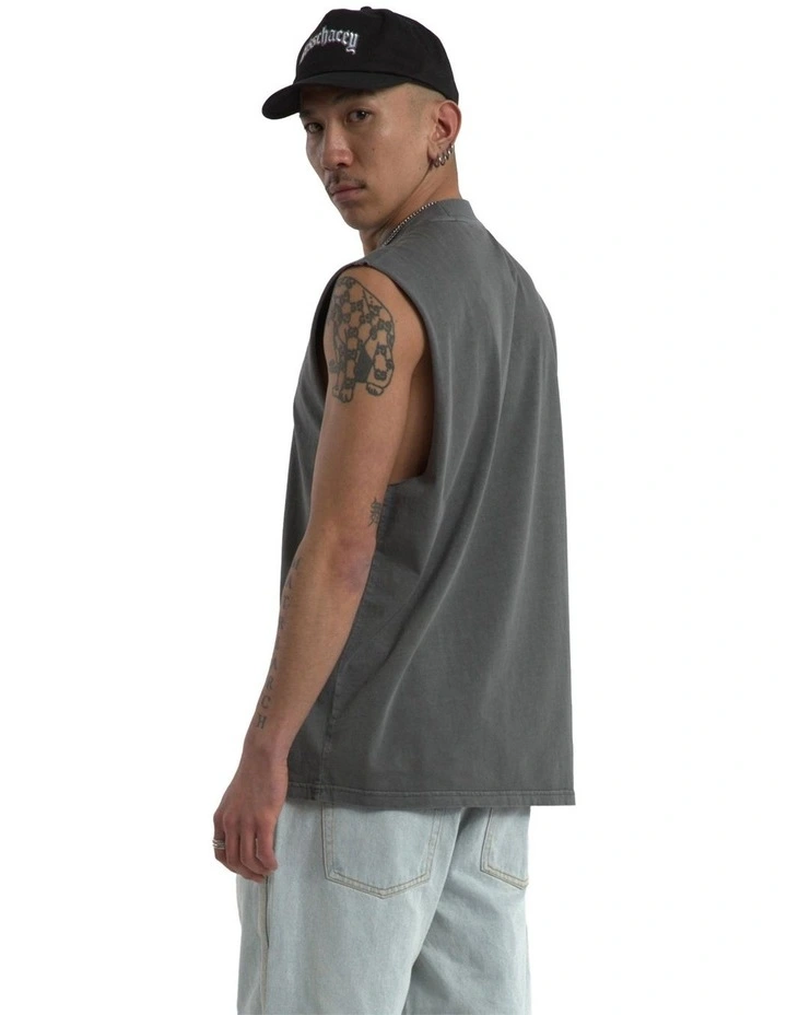 Obelisk Relaxed Muscle Singlet in Charcoal image 6