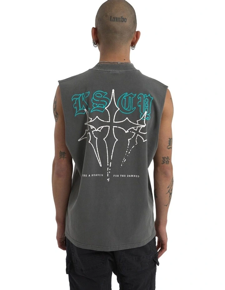 Anti Hero Relaxed Muscle Singlet in Grey image 1