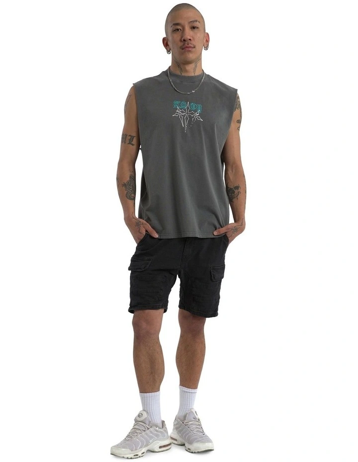 Anti Hero Relaxed Muscle Singlet in Grey image 3
