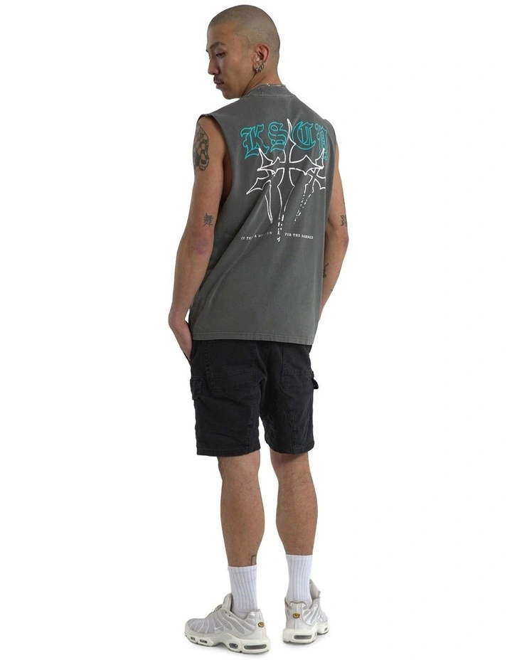 Anti Hero Relaxed Muscle Singlet in Grey image 5