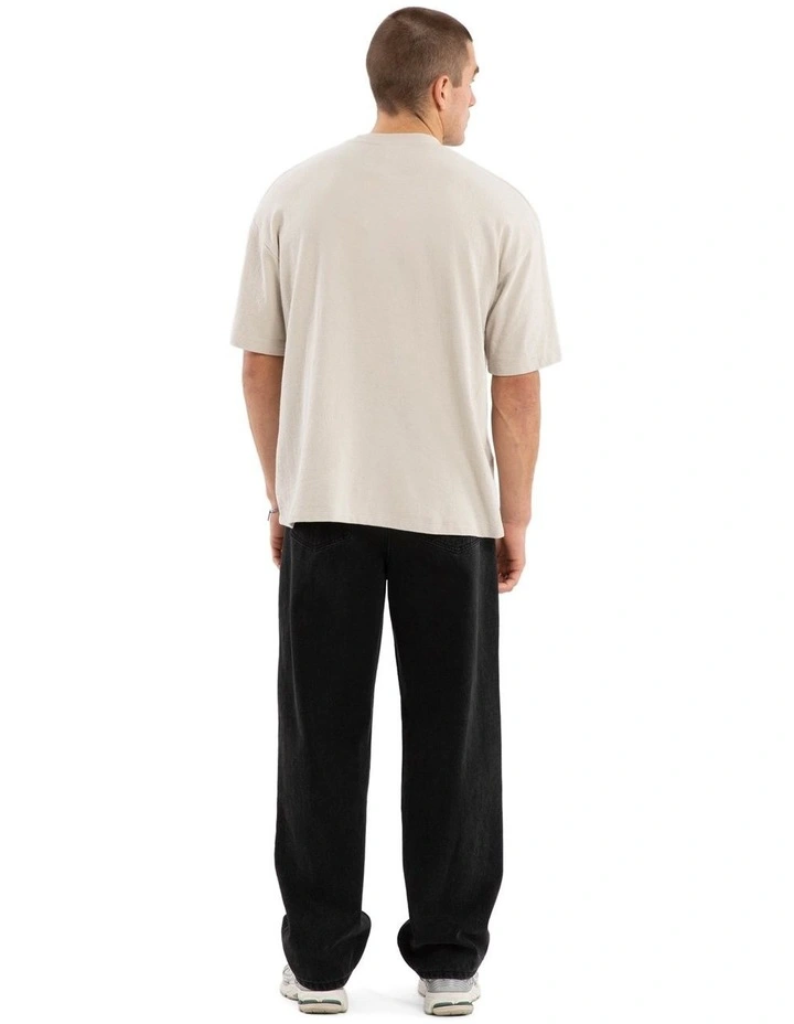 Elijah Textured Street Tee in Grey image 5