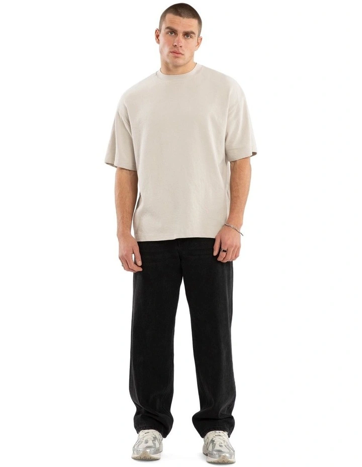 Elijah Textured Street Tee in Grey image 6