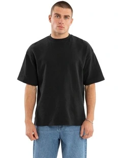 Elijah Textured Street Tee in Grey